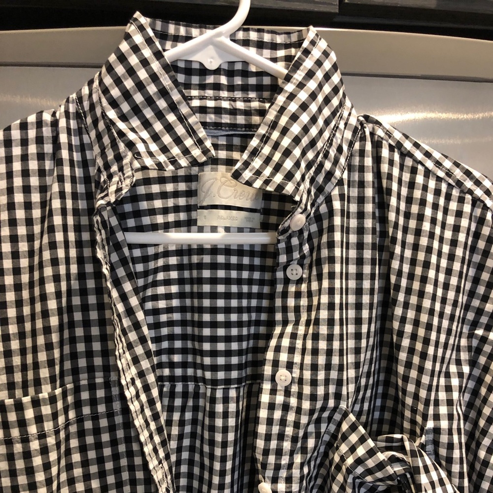 J Crew - gingham - excellent condition!
